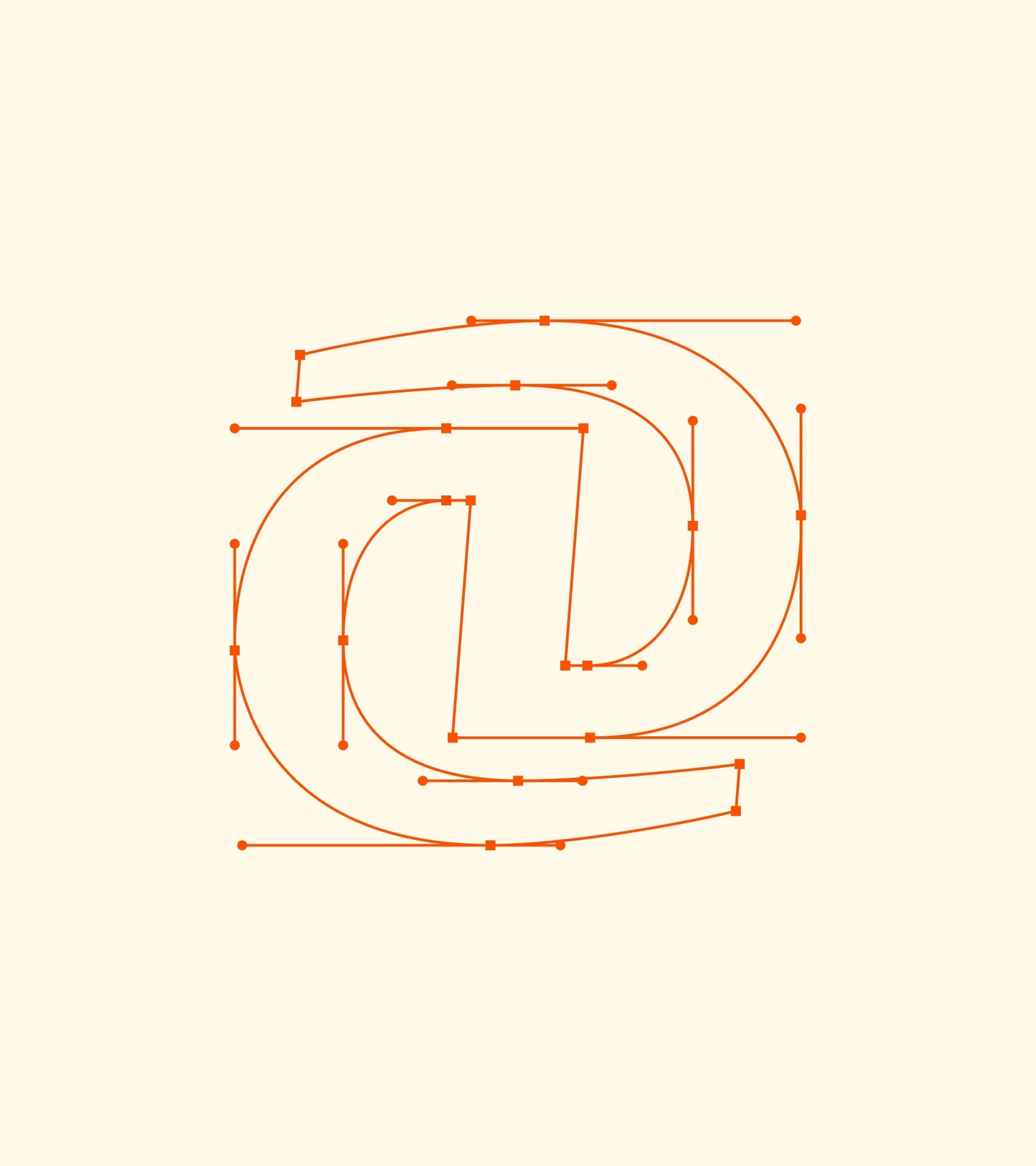 Construction drawing of the interlocking DataDocks symbol