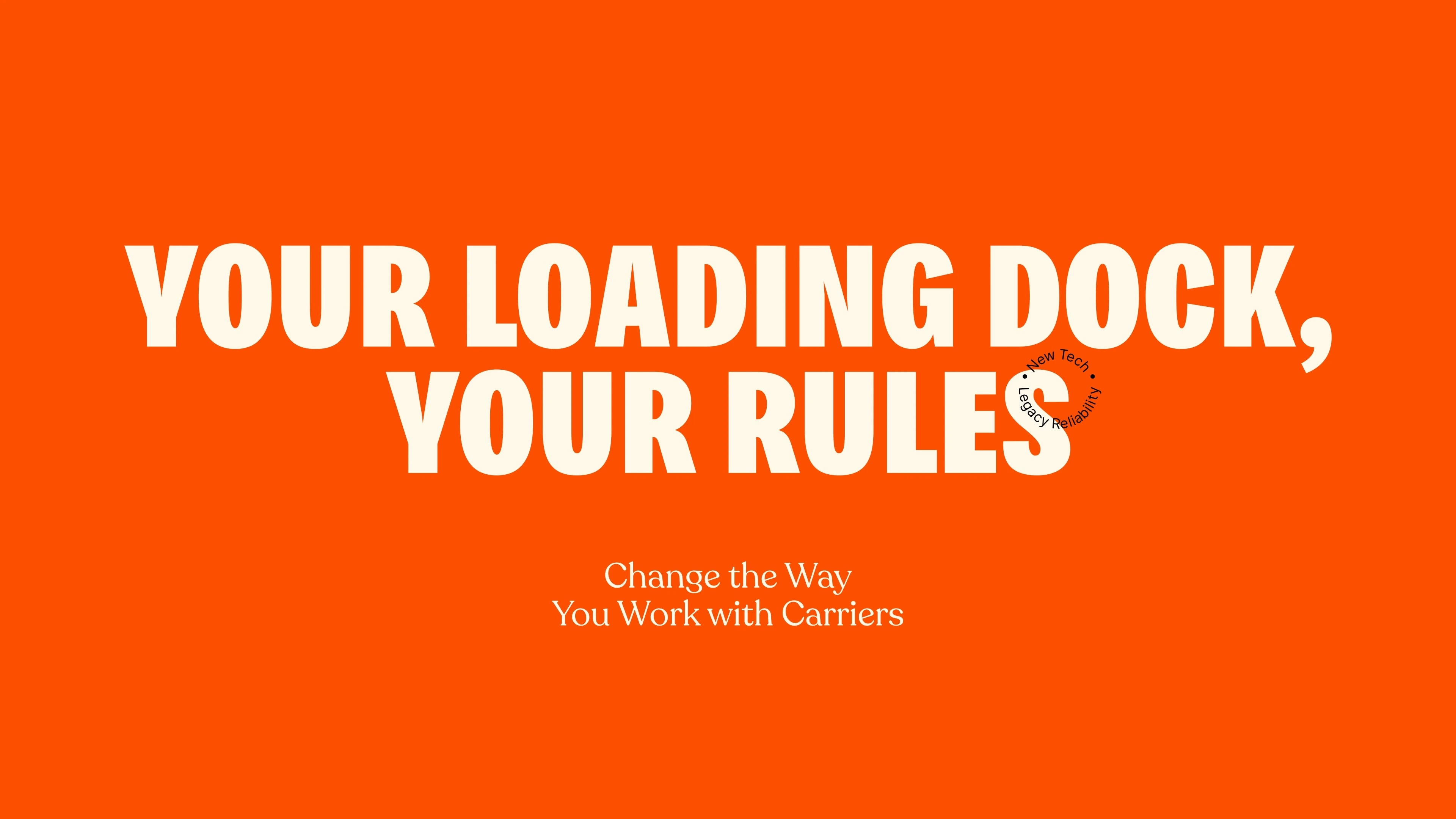 DataDocks graphic reading Your Loading Dock, Your Rules