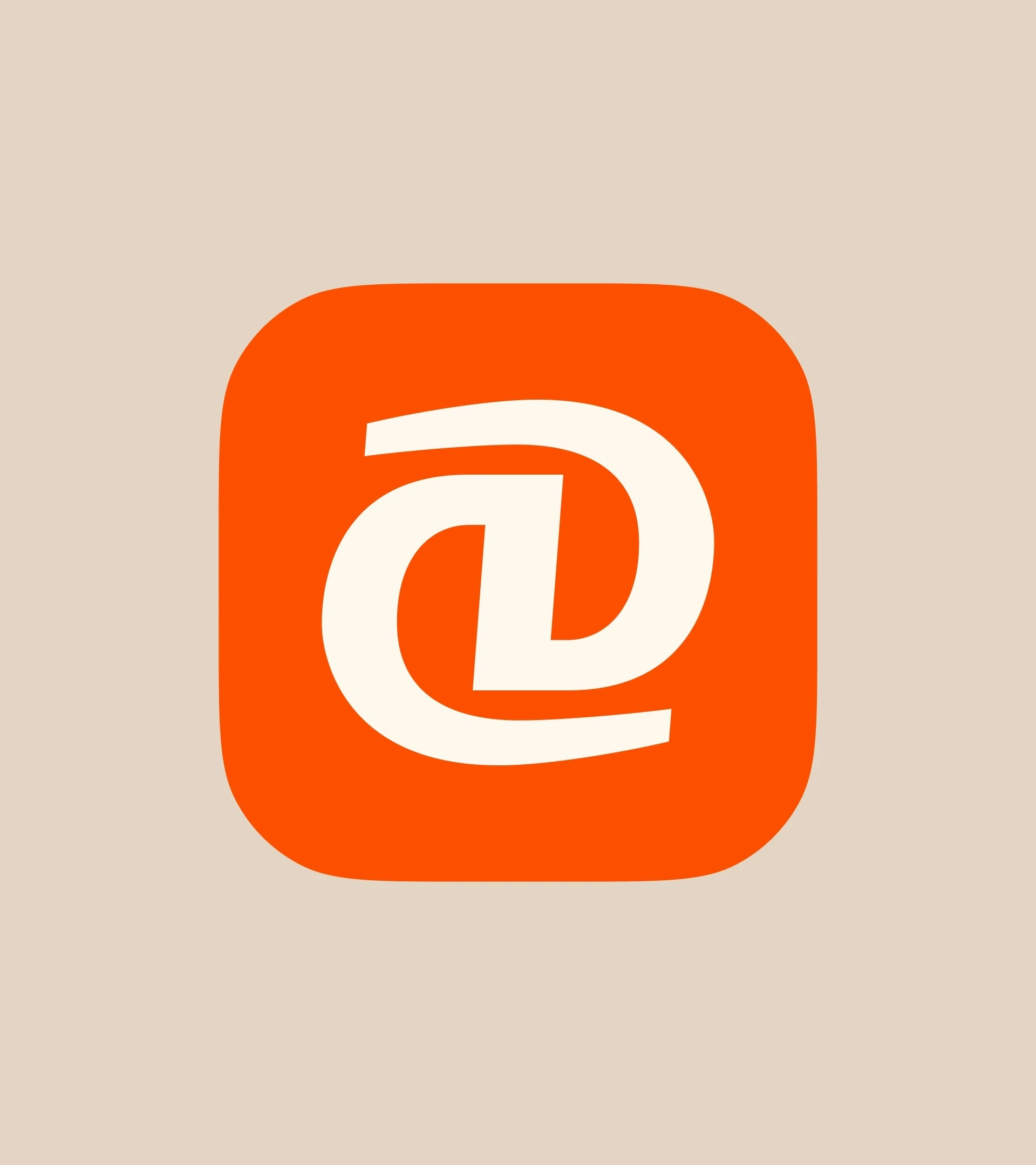 DataDocks app icon with a white interlocking D on orange