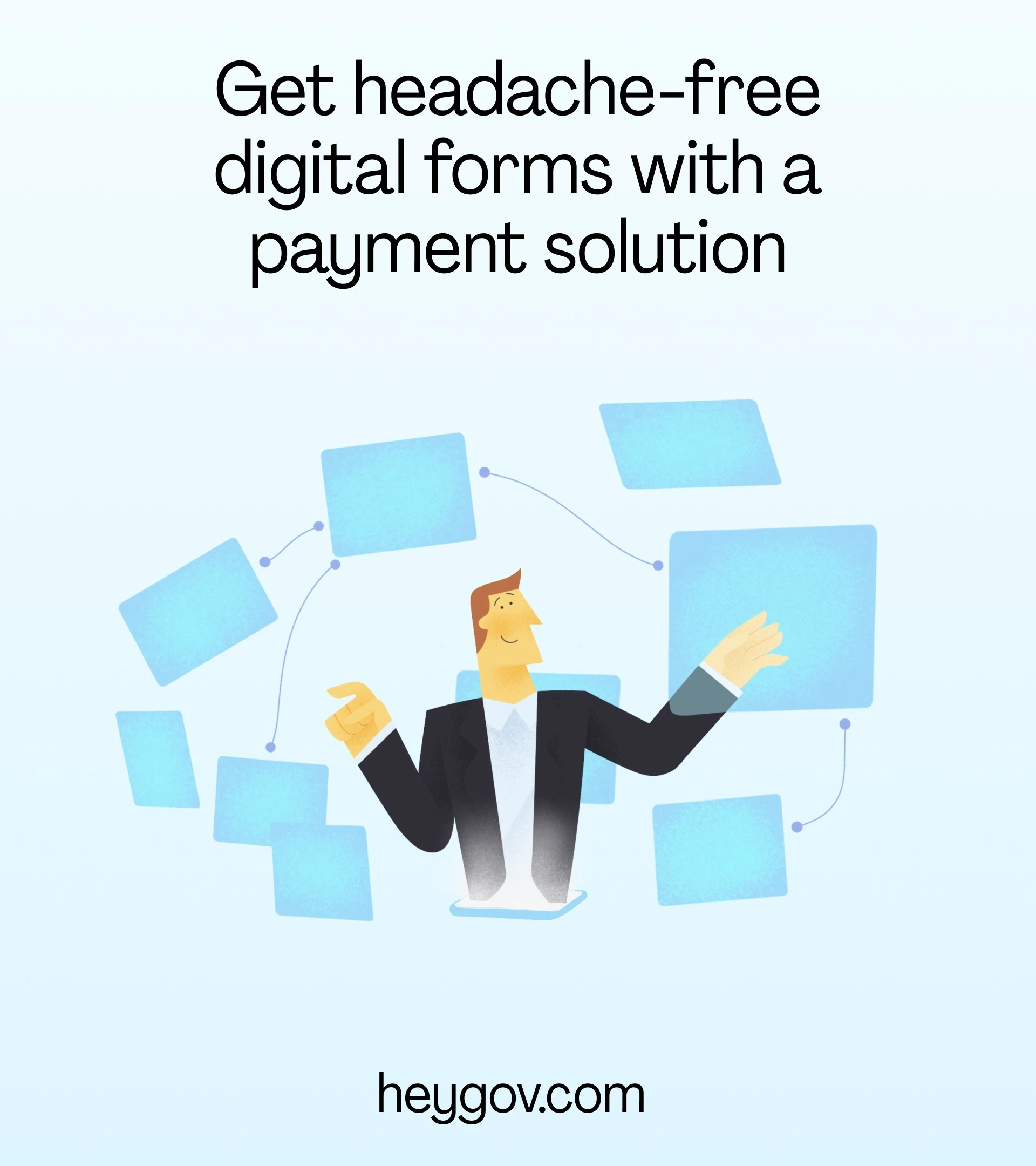 HeyGov campaign for digital forms and municipal payments