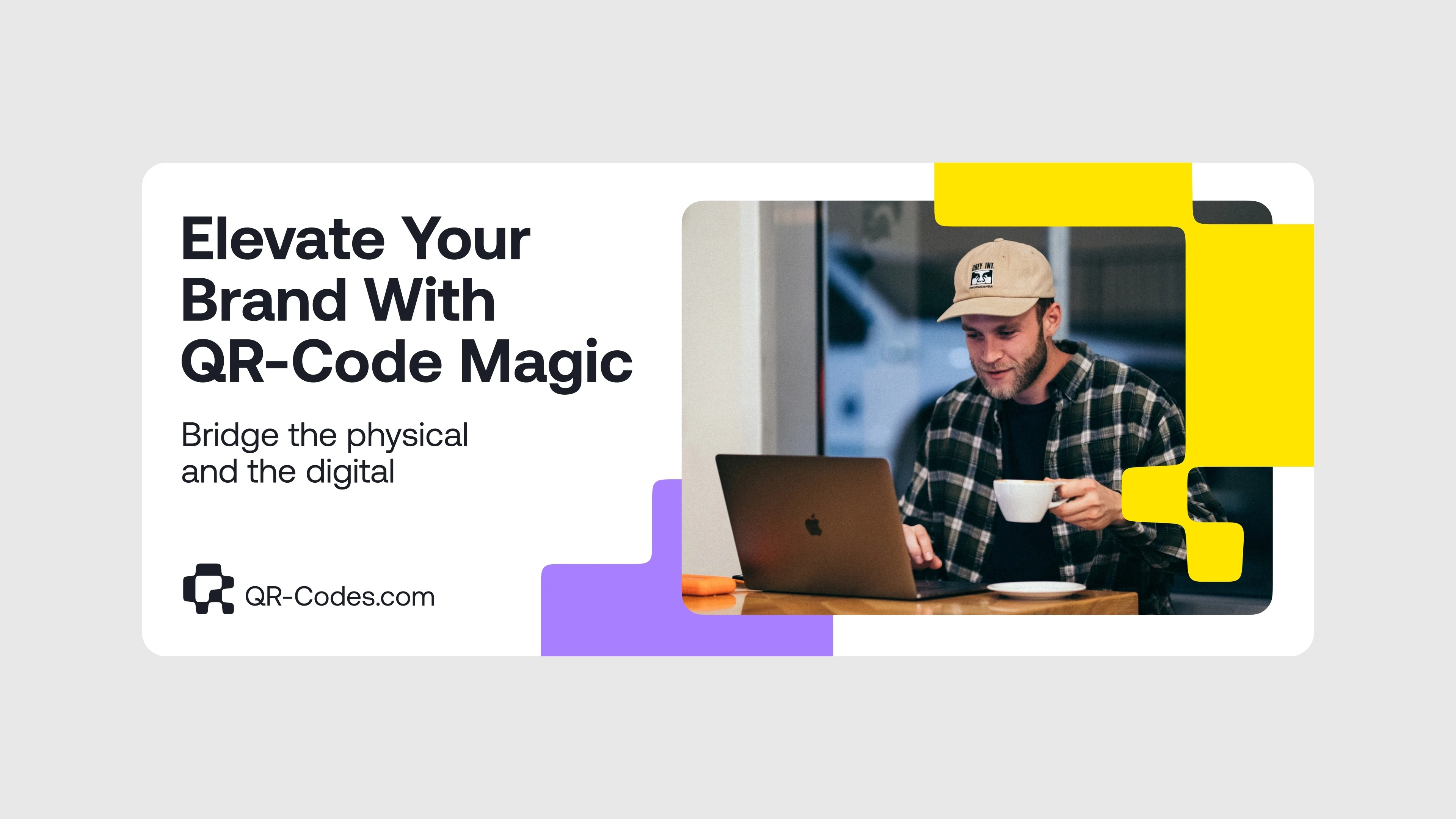 QR-Codes.com campaign about connecting physical and digital brand experiences